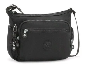 Kipling Gabbie S Black Noir Across Body Shoulder Bag Rrp£88 - Picture 1 of 6