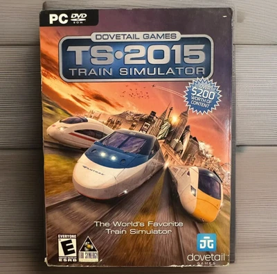 TS 2015 Train Simulator PC DVD ROM Game Dovetail Games Synergy ESRB E New - Image 1 of 4