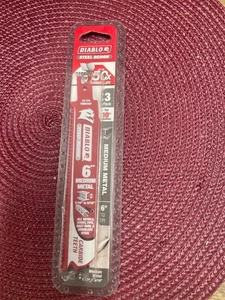 Diablo Tools 6" Steel Demon Carbide Blades Thin Metal Conduit Cutting 3pk PPS - Picture 1 of 3