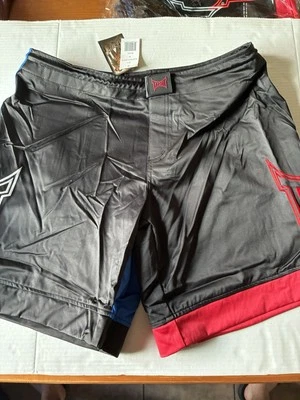 Tapout Bloody Black Blue Red MMA Shorts 36 NWT UFC Fightwear Grappling Training - Image 1 of 4