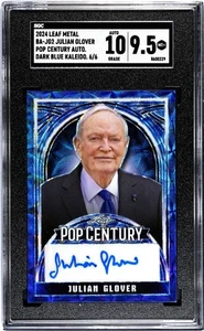 Julian Glover 2024 Leaf Pop Century BA-JG2 Auto Dark Blue 6/6 SGC 9.5  Star Wars - Picture 1 of 6