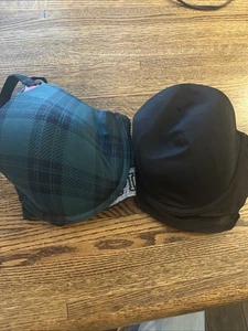 2 Stück - Victoria Secret Damen und Pink BH 34DD Mehrfarbig - Bild 1 von 12