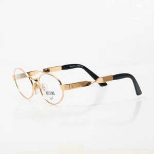 PERSOL x MOSCHINO M29 Glasses Golden Frame Twisted Arms Italy Made NOS - Picture 1 of 6