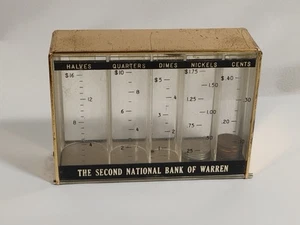 The Second National Bank Of Warren Still Coin Bank Vintage Banking & Trust Ohio - Bild 1 von 7