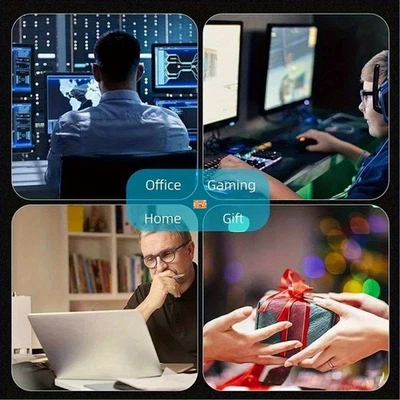 40*90cm Zorro sobre Fondo Otoñal Naranja Patrón HD Impreso Almohadilla para Escritorio, Multi Foto 1 de 4