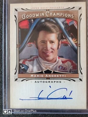 2013 Upper Deck Goodwin and Champions Autograph #A-MA Mario Andretti  - Image 1 of 2