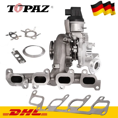 Turbolader für VW Golf VI Passat 2.0 TDI Audi A3 Q3 Seat Skoda Yeti Octavia - Bild 1 von 4