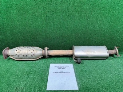 2011-2015 HYUNDAI SONATA HYBRID Exhaust Center Muffler OEM Foto 1 de 4