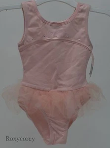 Danskin Sleeveless Pink Girls Leotard Size XSmall 4/5 NWT - Picture 1 of 1