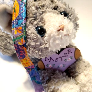 Easter Egg Pattern Handmade Cotton Fabric Cat Collar... Hop To It! - Picture 1 of 5