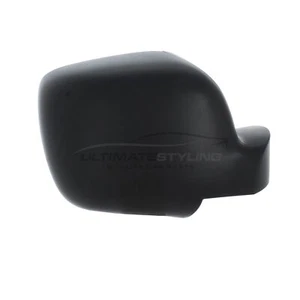 Renault Kangoo MK2 2008-2013 Door Wing Mirror Cover Cap Case Black Drivers Right - Picture 1 of 24