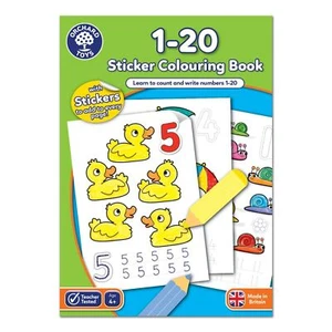 1-20 Colouring Book - Picture 1 of 5