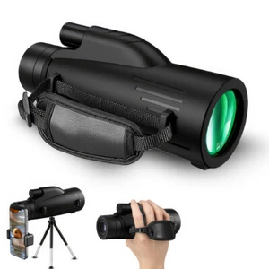 12x Telescope Spotting Scope Powerful Zoom Monocular FMC BAK4 Waterproof Tripod - Picture 1 of 18