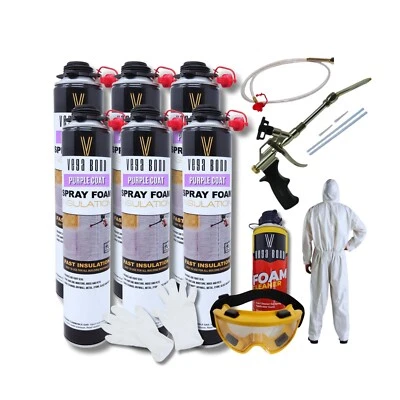 Vega Bond Purplecoat Single Component Spray Foam Insulation 6-Pack Set-120BF - Image 1 of 4