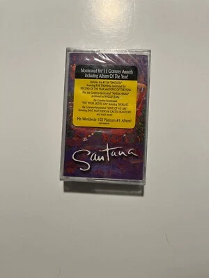 Santana Supernatural Cassette New Sealed 1999 Rock n Roll - Image 1 of 2