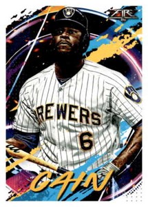 2020 Topps Fire  Lorenzo Cain  1