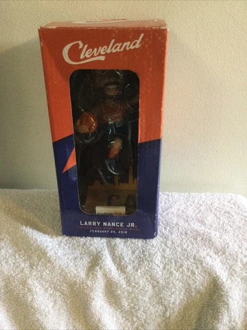 Cleveland Cavs Larry Nance Jr.Collectible Bobblehead Night Feb 2019 Cover