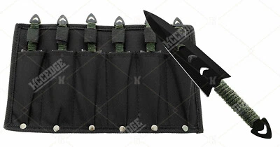 Stealth Kit 6pc Tactical Knives With Leg Sheath 440 Stainless Steel Ninja Knives - Image 1 of 3