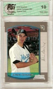 Adrian Gonzalez 2000 Bowman #86 Rookie Card PGI 10 - Picture 1 of 1