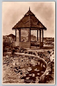 RPPC Lily Pond Waterways Great Yarmouth PostCard - C10 - Picture 1 of 2