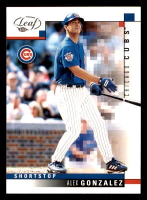 2003 Leaf  #139 Alex Gonzalez Chicago Cubs - Image 1 of 2