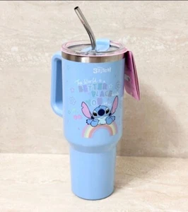 Disney Lilo & Stitch Stainless Steel Thermal Tumbler {40 OZ} *Primark*-NEW - Picture 1 of 4