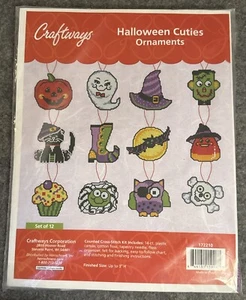 Craftways Halloween Cuties adornos de lona de plástico nuevos envío gratuito 172210 - Imagen 1 de 13