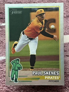 2025 Topps Heritage Redefined Holo Foil Paul Skenes #76R-7 - Bild 1 von 2