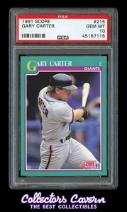 1991 Score #215 Gary Carter PSA 10 (GEM MINT) - Picture 1 of 2