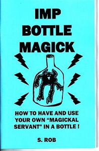Imp Botella Magick Libro S. Rob - Strange Libro - Magia Occult
