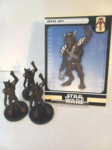 Star Wars Miniatures DEFEL SPY 28/60 JUEGO DE 3 - Imagen 1 de 2