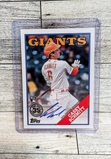 Casey Schmitt 2023 TOPPS UPDATE 1988 TOPPS ON CARD ROOKIE AUTO #88BA-CAS GIANTS