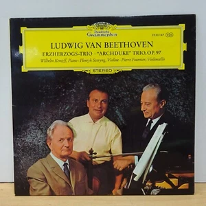 2530 147 BEETHOVEN The Archduke Trio KEMPFF SZERYNG FOURNIER DG STEREO LP NM - Picture 1 of 4