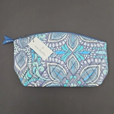 Bolso de Cosméticos Vera Bradley Grand Travel Blue Island Medallion Nuevo Foto 1 de 4