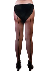 NEUF YVES SAINT LAURENT COLLANT LINGERIE ELVIRA NOIR TAILLE 2 SLIPÉ VENTRE PLAT - Picture 1 of 5
