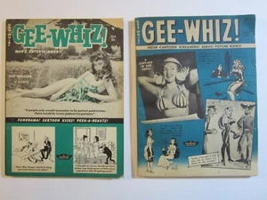 Gee-Whiz! Magazine 2 Issue Lot v.1 #4, May 1956 & July 1960 VG/FN - Picture 1 of 3