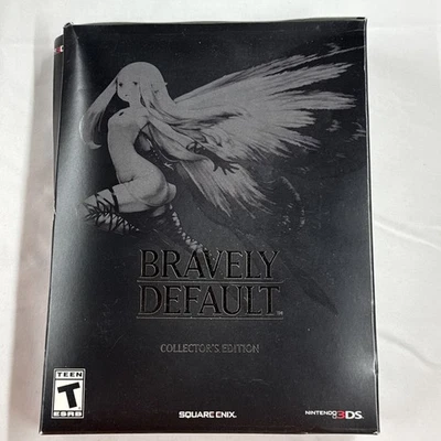 Bravely Default Edición Coleccionista Cuadrado Nintendo 3DS CAJA SELLADA Dañada Foto 1 de 4