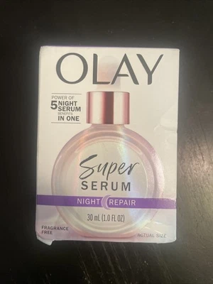 Olay Super Serum Night Repair Face Serum - Fragrance Free - 1.0 fl oz - Image 1 of 2