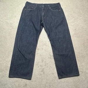 Levis 569 Jeans Mens 34x30 (34x28) Blue Loose Straight Dark Wash - Picture 1 of 11