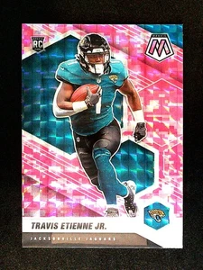 Panini Mosaic 2021 - Rookies Travis Etienne #314 camuflaje rosa mosaico Prizm (RC) - Imagen 1 de 2