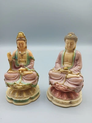 SPECIAL QUAN for Maike Quan Yin Female Buddha & Shakyamuni Male Buddha 4.5 inch - Image 1 of 4
