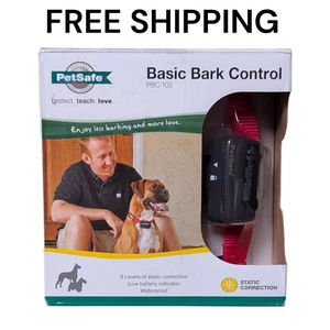 PetSafe Basic Halsband zur Bellenkontrolle: Modell PBC-102, +8 Pfund Hunde (neu versiegelt) - Bild 1 von 7