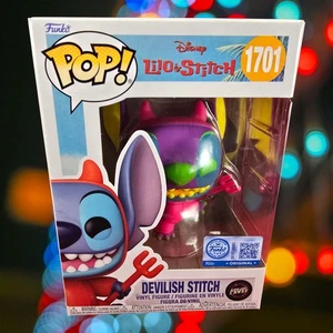 Devilish Stitch Entertainment Earth Exclusive Funko # 1701 (Nib)  With Protector - Picture 1 of 7
