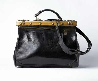 Doctor bag sac de médecin sac pour femme sac pour homme cuir véritable neuf - Photo 1/4