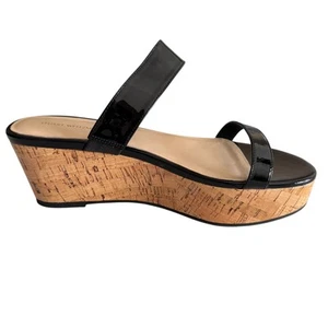 Stuart Weitzman Boardwalk Sandals Size 9 Slides Wedges Neutral Designer Resort - Picture 1 of 10