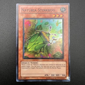 YuGiOh Naturia Stinkbug HA04-EN048 Super Rare Unlimited NM - Picture 1 of 2