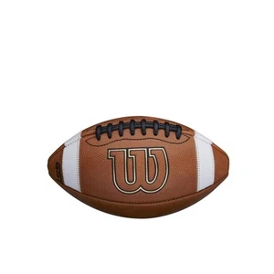 Wilson GST Peewee Leather Game Football Modern Design Accurate Control Lacing - Picture 1 of 6