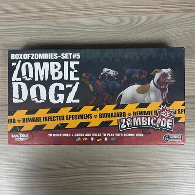 ZOMBICIDE ZOMBIE DOGZ SET 5 BOX OF ZOMBIES GAME EXPANSION 2014 CMON GUF0019 - Image 1 of 4