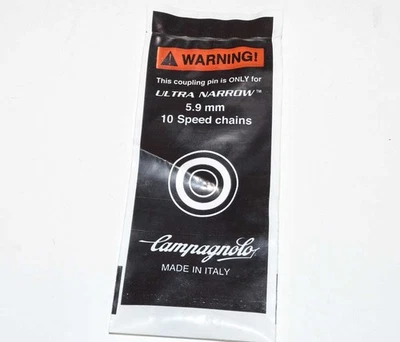 Nuevo - Pin de acoplamiento de cadena Campagnolo 10 velocidades ultra estrecho 5,9 mm Foto 1 de 2