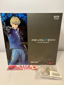 Revoltech Amazing Yamaguchi One Punch Man Genos Limited w/Bonus parts Kaiyodo - Picture 1 of 20